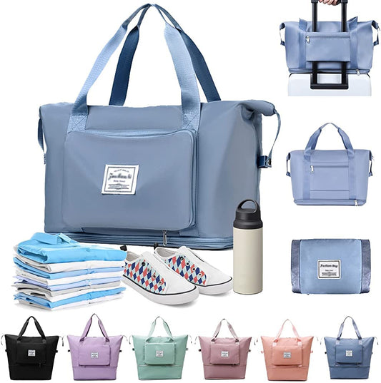 Waterproof Foldable Travel Duffle Bag with Pocket(Buy 1 Get 1)