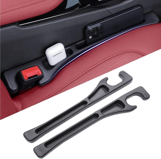 Drop Stopper - Universal Car Seat-Gap Filler Duo (Belt-Slot Safe)