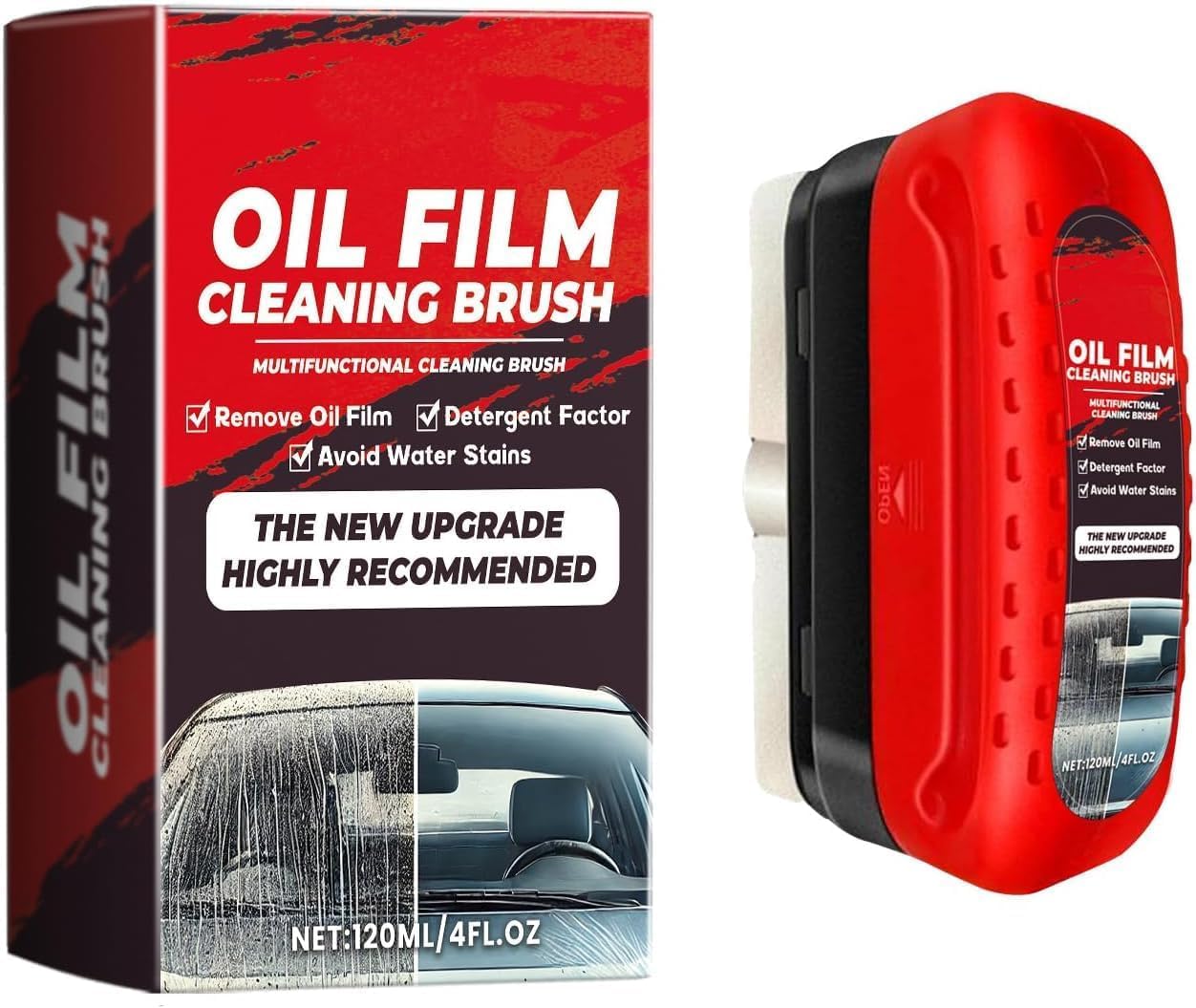 Car Oil Film Cleaning Brush (Buy 1 Get 1 Free)(Pack of 2pcs)