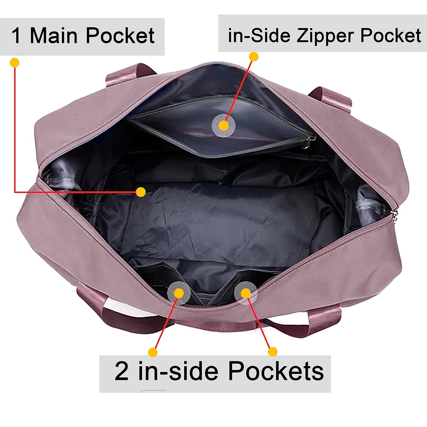 Waterproof Foldable Travel Duffle Bag with Pocket(Buy 1 Get 1)