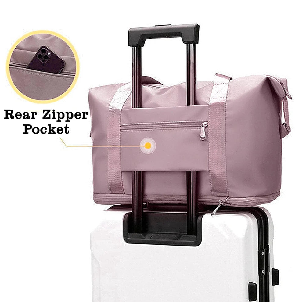 Waterproof Foldable Travel Duffle Bag with Pocket(Buy 1 Get 1)