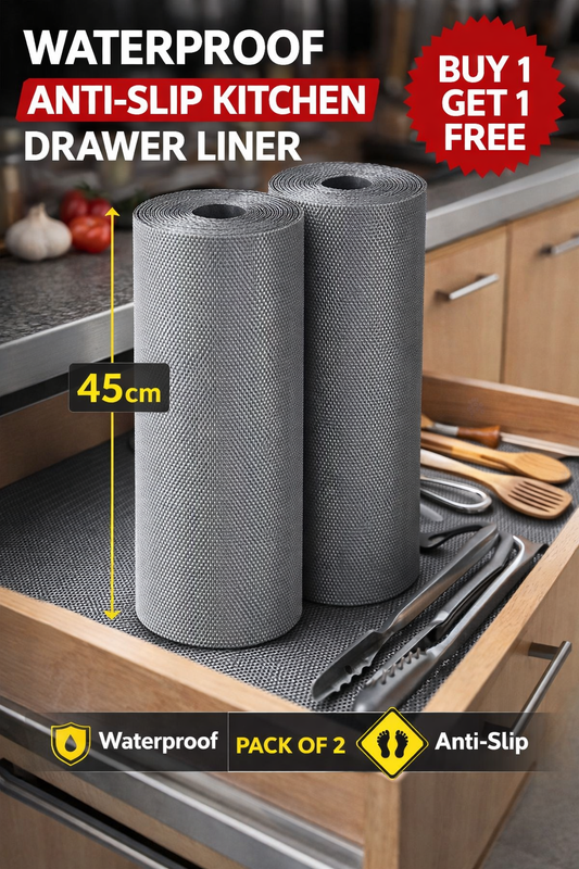 Waterproof Multi Purpose Anti-Slip Mat for Kitchen (45 cm× 125 cm)