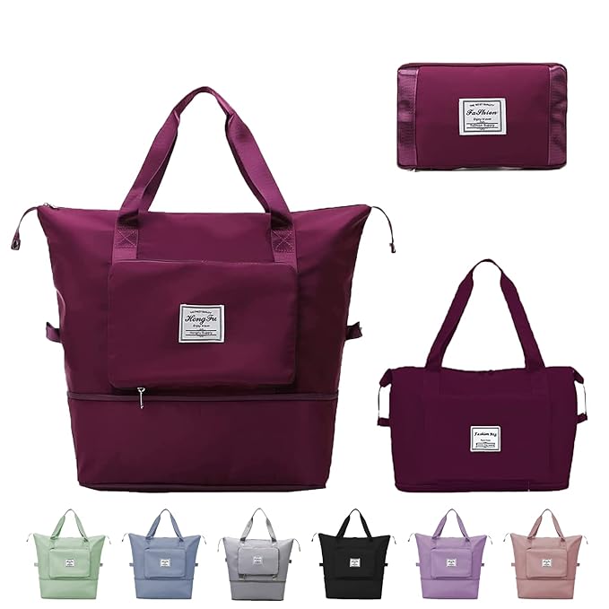 Waterproof Foldable Travel Duffle Bag with Pocket(Buy 1 Get 1)