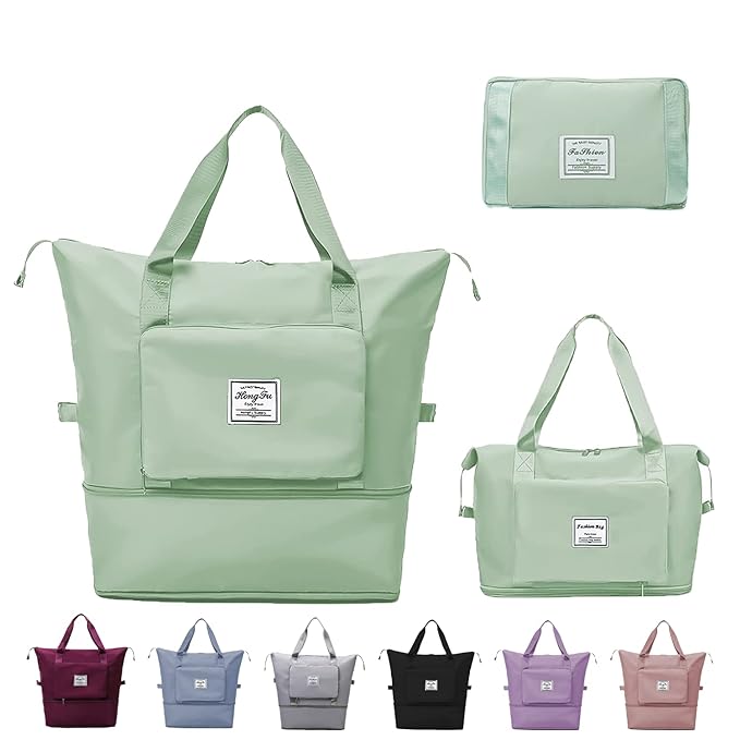 Waterproof Foldable Travel Duffle Bag with Pocket(Buy 1 Get 1)