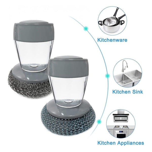 2-in-1 Smart Soap Dispensing Cleaning Brush | BUY 1 GET 1 FREE